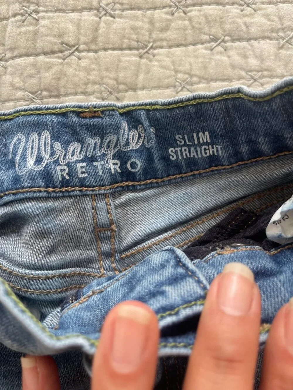 Wrangler’s Denim Jeans with Adjustable Waist